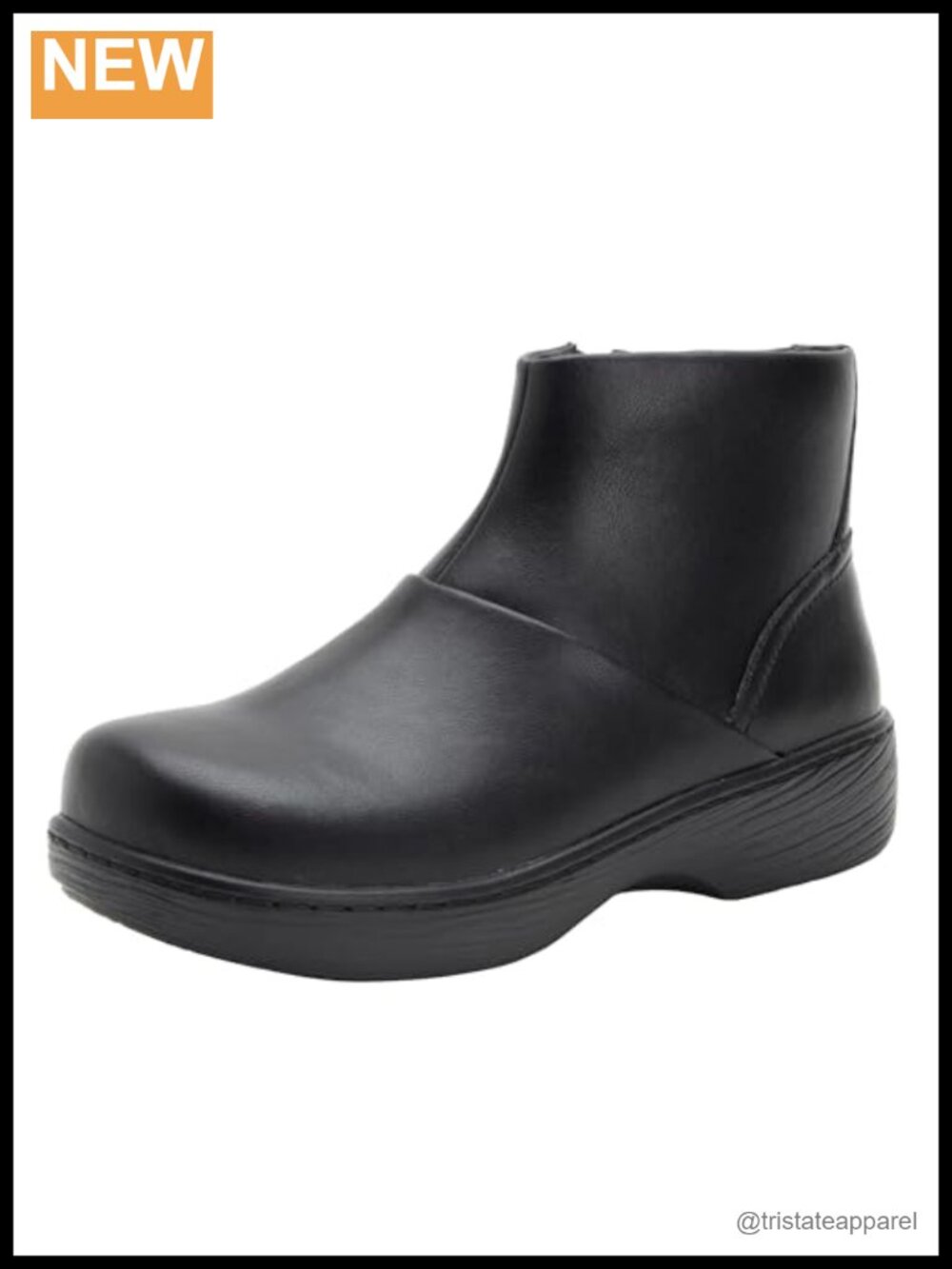 Women's Waterproof Leather Ankle Boots with Arch Support